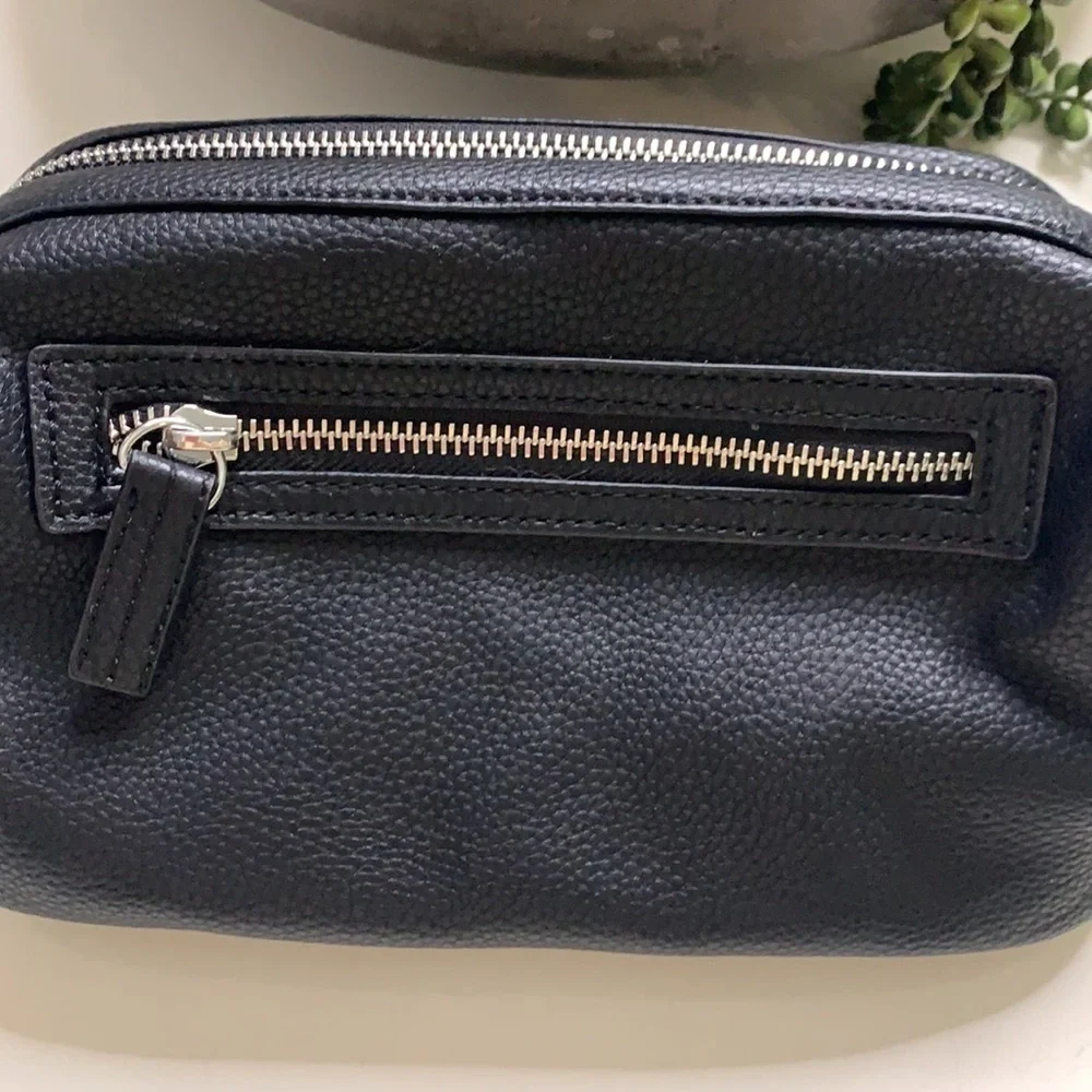Calvin Klein pebble black travel Toiletry carry bag